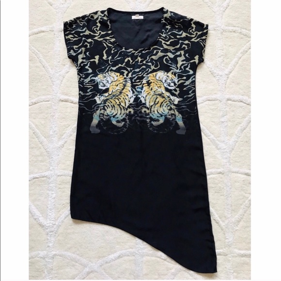 Silence + Noise/Urban Outfitters Tiger Print Dress - Picture 2 of 7